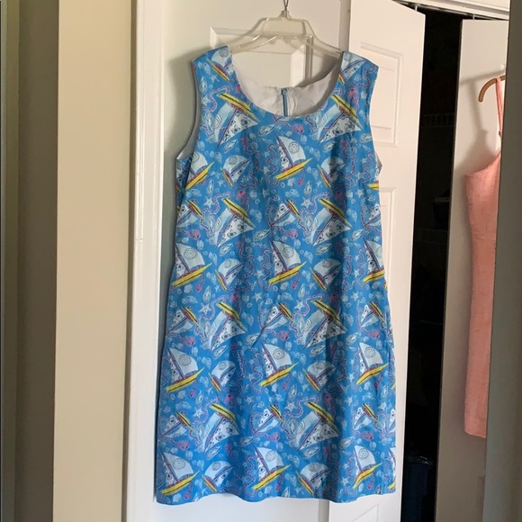 Kaeli Smith printed nautical sleeveless dress - Picture 1 of 7
